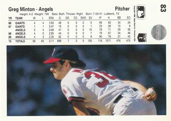 Greg Minton  baseball card collectible - Main Image 2