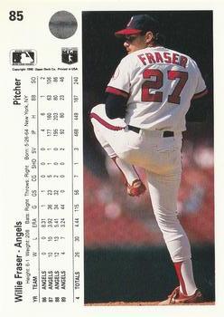 Willie Fraser  baseball card collectible - Main Image 2