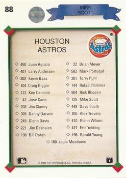 Mike Scott  baseball card collectible - Main Image 2