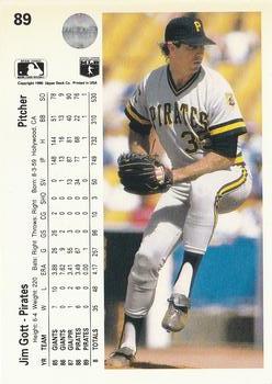 Jim Gott  baseball card collectible - Main Image 2