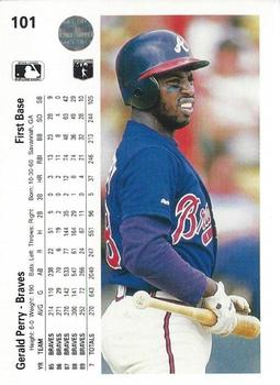 Gerald Perry  baseball card collectible - Main Image 2