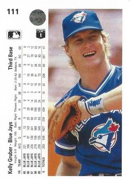 Kelly Gruber  baseball card collectible - Main Image 2