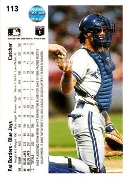 Pat Borders  baseball card collectible - Main Image 2