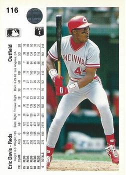 Eric Davis  baseball card collectible - Main Image 2