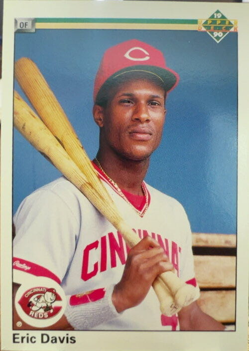 Eric Davis  baseball card collectible - Main Image 3