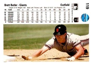 Brett Butler  baseball card collectible - Main Image 2