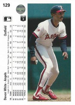 Devon White  baseball card collectible - Main Image 2