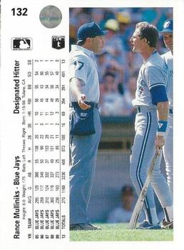 Rance Mulliniks  baseball card collectible - Main Image 2