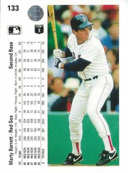 Marty Barrett  baseball card collectible - Main Image 2