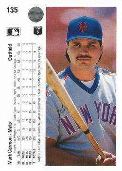 Mark Carreon  baseball card collectible - Main Image 2