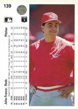 John Franco  baseball card collectible - Main Image 2