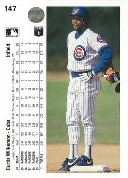 Curtis Wilkerson  baseball card collectible - Main Image 2