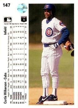 Curtis Wilkerson  baseball card collectible - Main Image 2