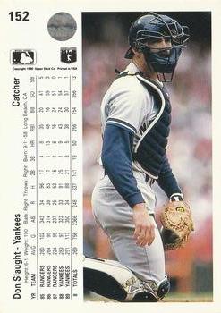 Don Slaught  baseball card collectible - Main Image 2