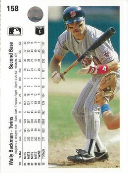 Wally Backman  baseball card collectible - Main Image 2