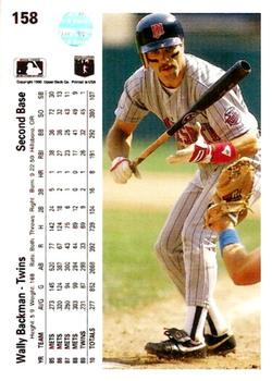 Wally Backman  baseball card collectible - Main Image 2