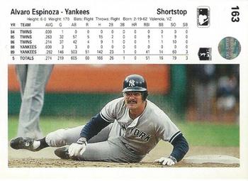 Alvaro Espinoza  baseball card collectible - Main Image 2