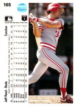 Jeff Reed  baseball card collectible - Main Image 2