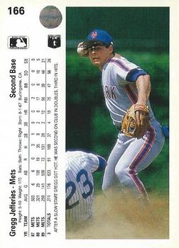 Gregg Jefferies  baseball card collectible - Main Image 2