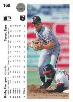 Robby Thompson  baseball card collectible - Main Image 2