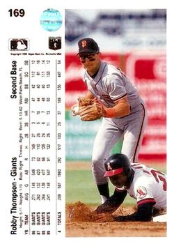 Robby Thompson  baseball card collectible - Main Image 2