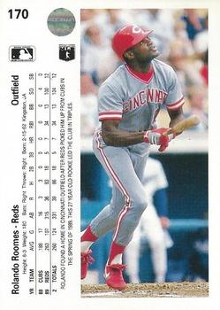 Rolando Roomes  baseball card collectible - Main Image 2