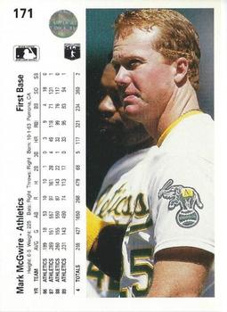Mark McGwire  baseball card collectible - Main Image 2