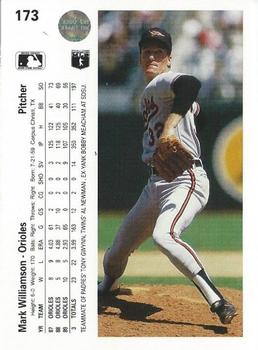 Mark Williamson  baseball card collectible - Main Image 2