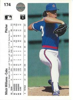 Mitch Williams  baseball card collectible - Main Image 2