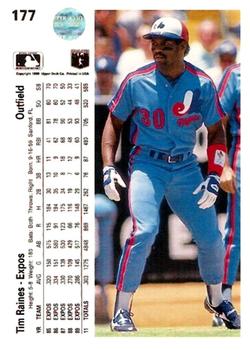 Tim Raines  baseball card collectible - Main Image 2
