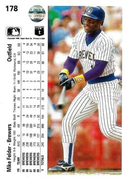 Mike Felder  baseball card collectible - Main Image 2