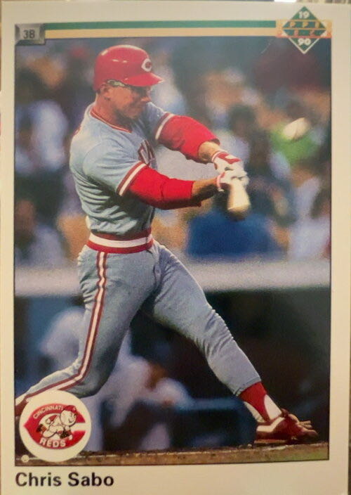 Chris Sabo  baseball card collectible - Main Image 3