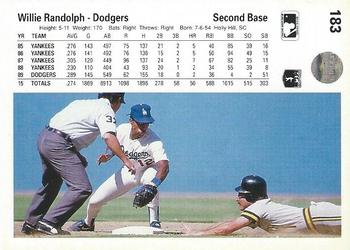 Willie Randolph  baseball card collectible - Main Image 2