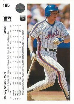 Mackey Sasser  baseball card collectible - Main Image 2