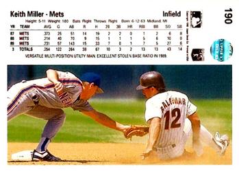 Keith Miller  baseball card collectible - Main Image 2