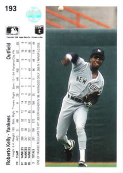 Roberto Kelly  baseball card collectible - Main Image 2