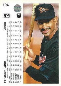 Phil Bradley  baseball card collectible - Main Image 2