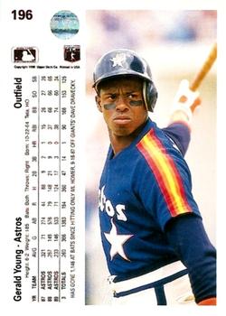 Gerald Young  baseball card collectible - Main Image 2