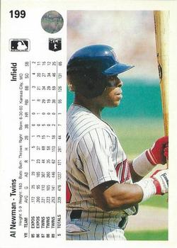 Al Newman  baseball card collectible - Main Image 2