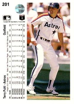 Terry Puhl  baseball card collectible - Main Image 2