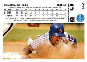 Doug Dascenzo  baseball card collectible - Main Image 2