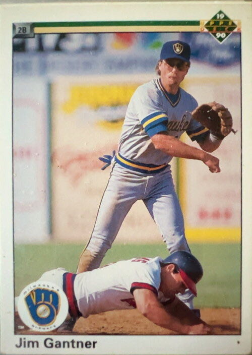 Jim Gantner  baseball card collectible - Main Image 3