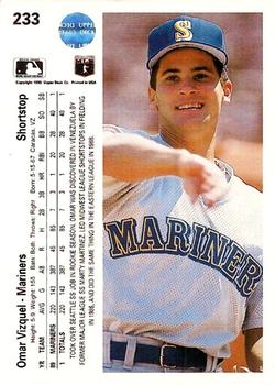 Omar Vizquel  baseball card collectible - Main Image 2