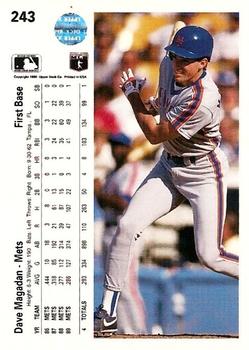 Dave Magadan  baseball card collectible - Main Image 2