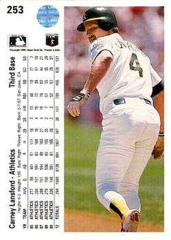 Carney Lansford  baseball card collectible - Main Image 2