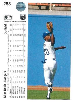 Mike Davis  baseball card collectible - Main Image 2