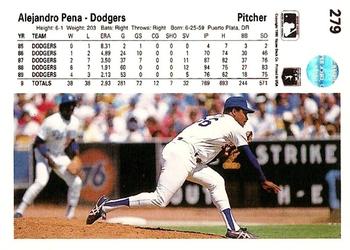 Alejandro Pena  baseball card collectible - Main Image 2