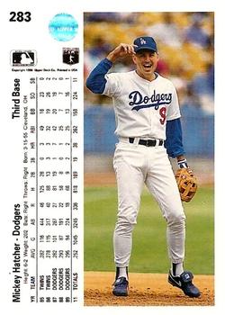 Mickey Hatcher  baseball card collectible - Main Image 2