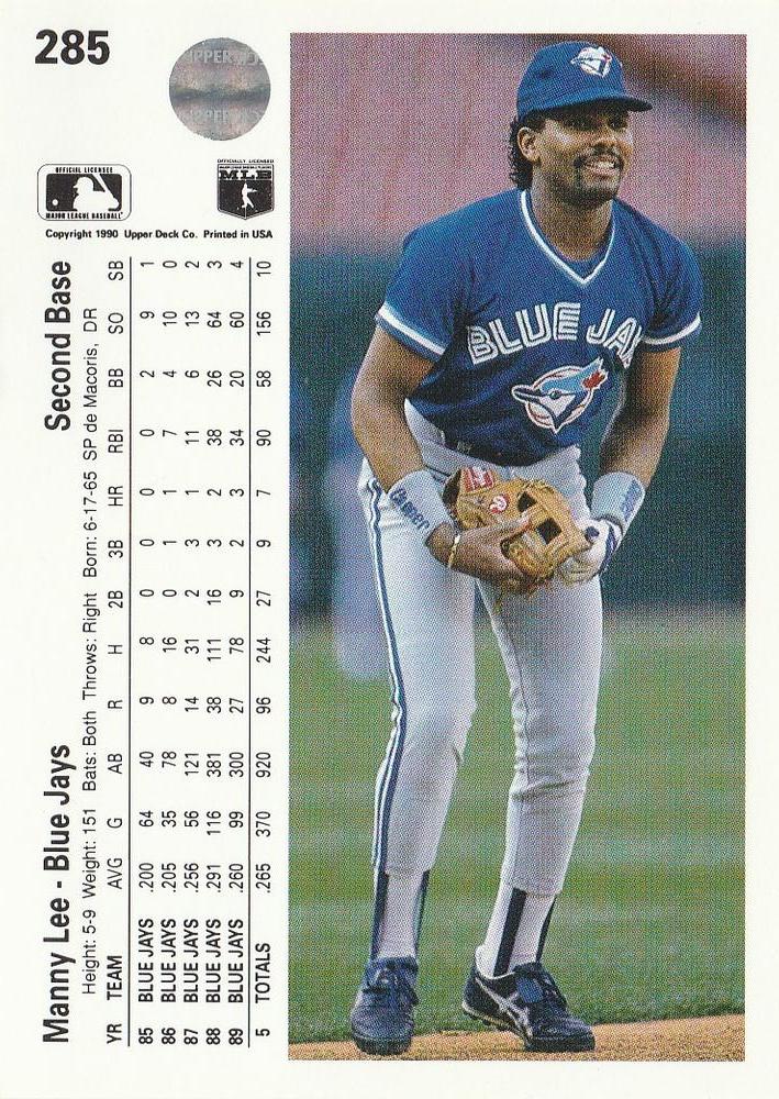 Manny Lee  baseball card collectible - Main Image 2