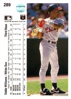 Eddie Williams  baseball card collectible - Main Image 2